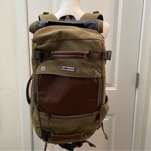 Witzman Travel convertible laptop/ backpack “Vintage Rucksack Style”